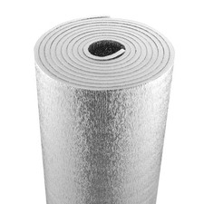 VEVOR Reflective Insulation Double Aluminum Foil Radiant Barrier 48" x 300" 15mm