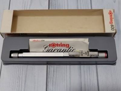 Rotring 600 Fountain Pen Vintage Steel Nib Unused Boxed 1989 Timepiece