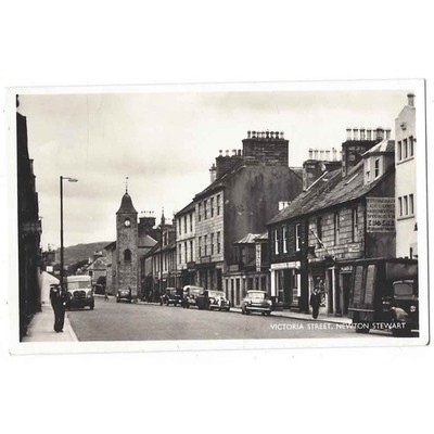 NEWTON STEWART Victoria Street, RP Postkarte unbenutzt, M&L National Series