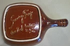 Vtg HULL USA Serving Tray Oven Proof Brown Drip w/ Handle ~ No chips