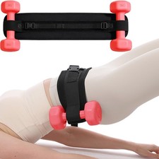 Hip Thrust Belt for Dumbbells, Versatile Adjustable Hip Thrust Band with Slip...