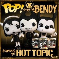 Funko Pop Vinyl BENDY and the Ink Machine (Set 279, 280, 281) - Sealed & RARE