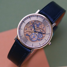 Vacheron Constantin Patrimony Squelette & Diamond 36003 18k Yellow Gold 1990s 7