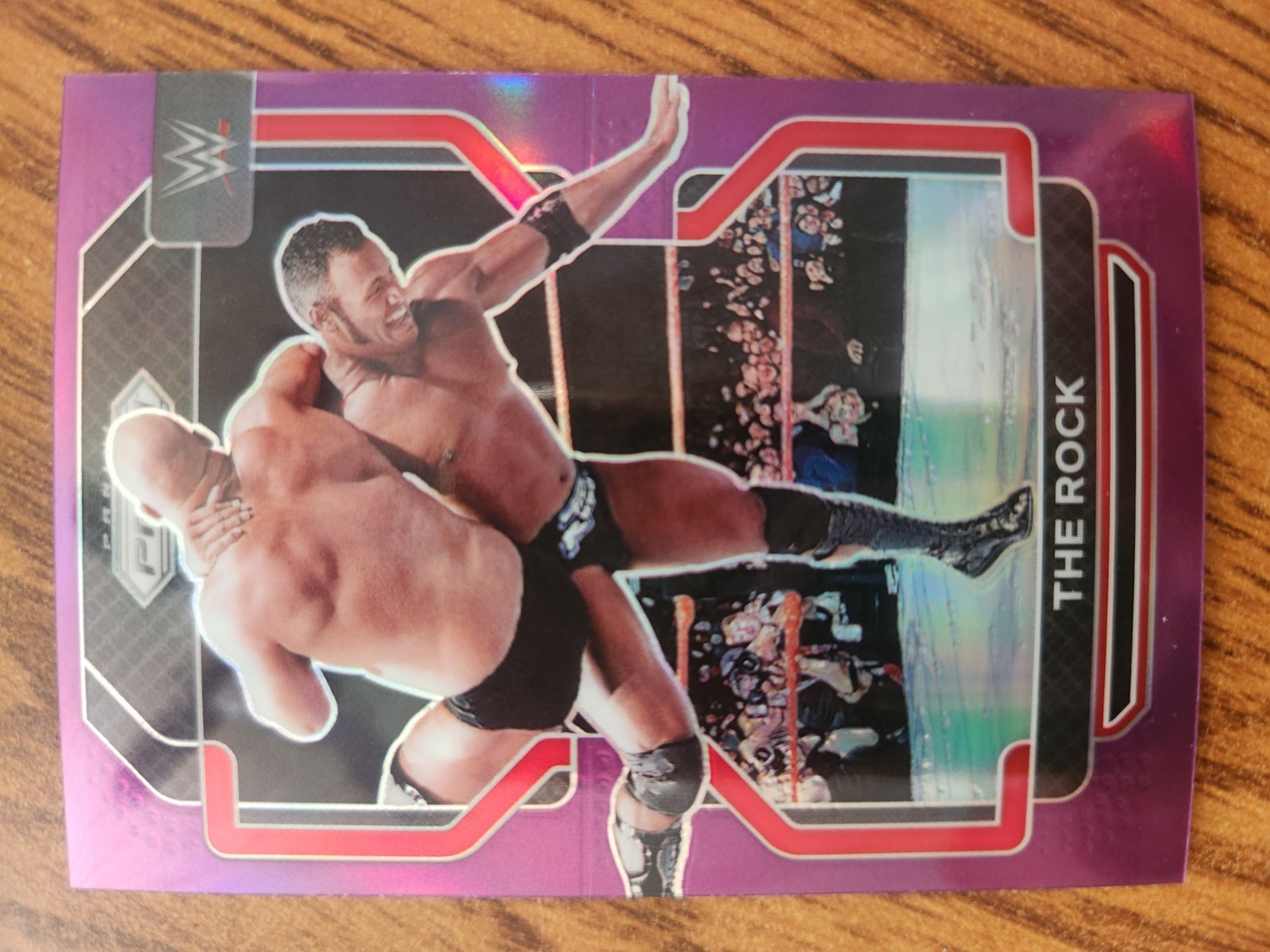 2022 Panini Prizm WWE - The Rock #191 Purple Prizm /149