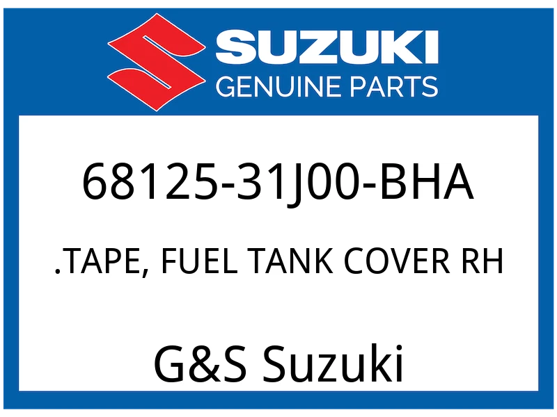 .TAPE, FUEL TANK COVER RH