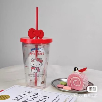2026 Starbucks x Hello Kitty 17oz Seoul Exclusive Apple Cafe Ice