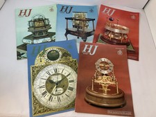 5 Issues Vintage 2005 HJ Horological Journal Magazine June- November Clocks