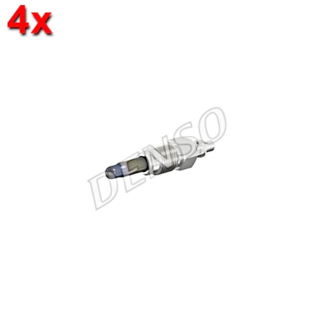 DENSO 4x Glow Plug For ARO AUDI BEDFORD FORD MITSUBISHI MULTICAR VW 75-11 59621X