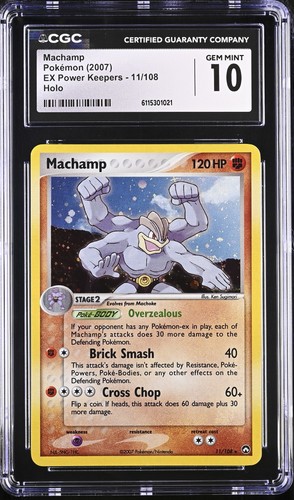 Machamp graded CGC 10 for sale on eBay