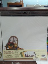 Longaberger Homestead Scrapbook Album Kit Autumn Tote x2 Kits