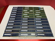 Lot Of 36 8GB PC3L-PC3 12800U Desktop Memory Mix Brand