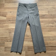 Vintage 70/80s Levis Action Slacks Sta-Prest Brown Dress Pants Mens 32x30