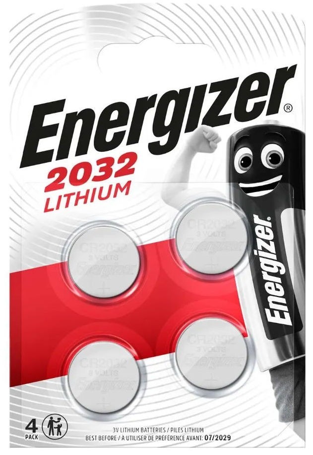4x Energizer CR2032 3V Lithium Coin Cell Battery 2032, DL2032, BR2032, SB-T15 - Image 4