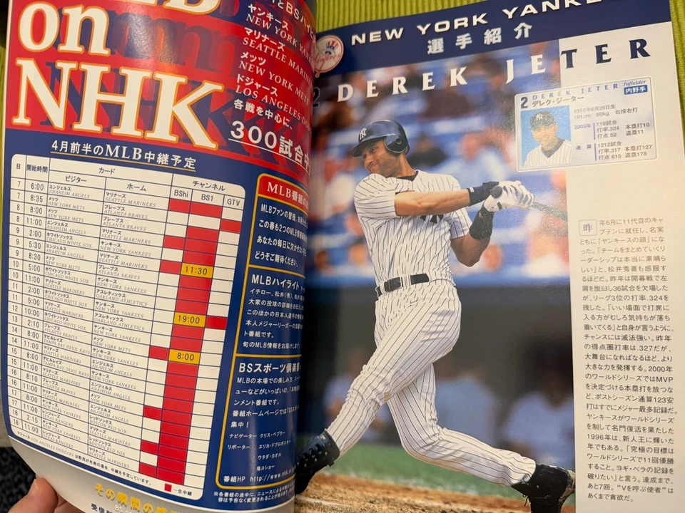 Japan Series 2004 Official Program NY Yankees vs Tampa Bay D-Rays Signed Rhoades - Image 4 of 4