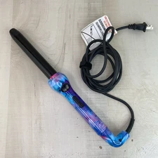 Eva Nyc Healthy Heat Tourmaline Clip Free 1" Curling Wand Floral Frenzy 45W
