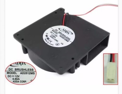 1PC  DC12V 0.60A 12CM 2-Pin Turbo Silent Cooling Fan AD2512MS 12032 #jd
