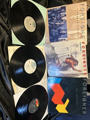 Foreigner - Double Vision (1978) Head Games (1979) Agent Provocateur (1984) LP s