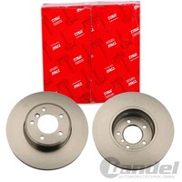 2X TRW Bremsscheiben 324Mm BelÜFtet Vorne Passend FÜR BMW 5 6 | DF4361