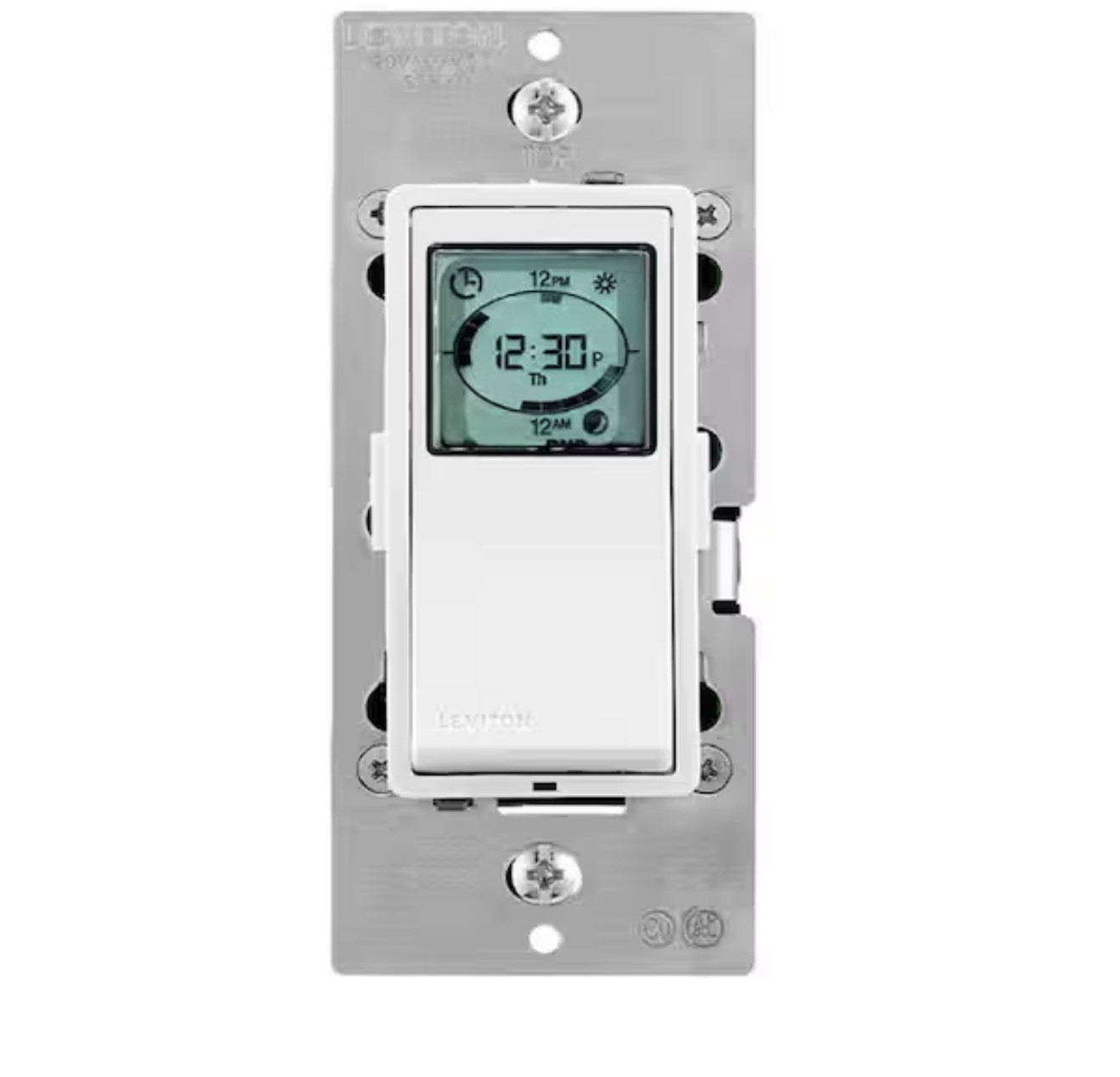 Leviton Vizia+ for Decora 24 Hour Programmable Timer Wall Switch VPT24-1PZ