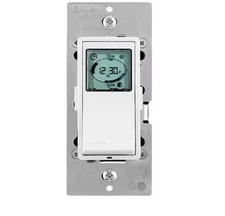 Leviton Vizia+ for Decora 24 Hour Programmable Timer Wall Switch VPT24-1PZ