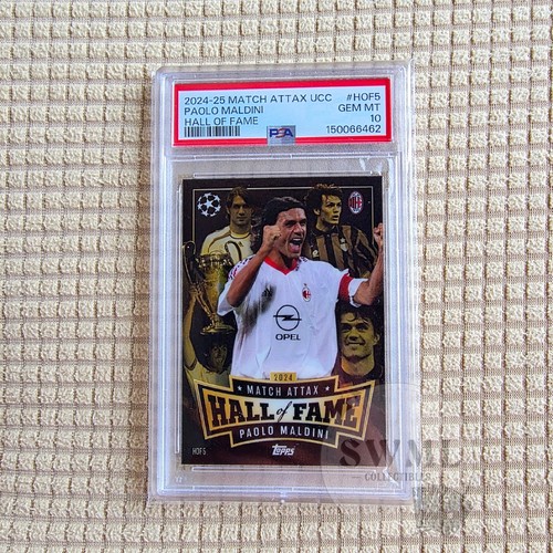 Paolo Maldini #HOF5 2024 Topps Match Attax UEFA Hall of Fame card