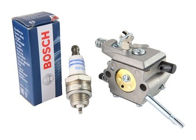 Vergaser mit Zündkerze Bosch für Stihl FS160 FS180 FS220 FS280 FS290 FR220