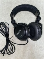 Tascam TH-02 Foldable Closed Back Studio Headphones - Black