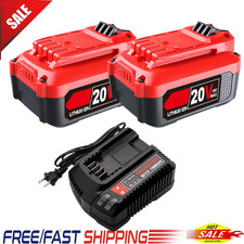 8.0Ah 20V For Craftsman V20 20 Volt MAX Li-ion Battery CMCB204 CMCB202 / Charger