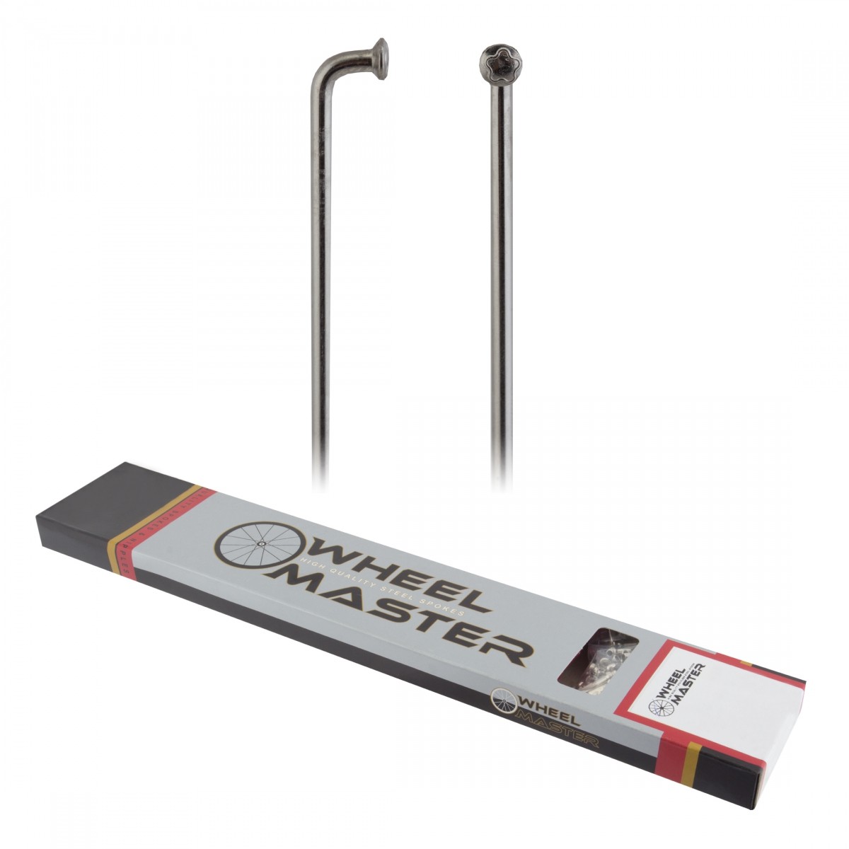 Велосипедные спицы с J-образным изгибом из хромированной стали 14G 260 мм - Производительное велосипедное колесо 7390₽