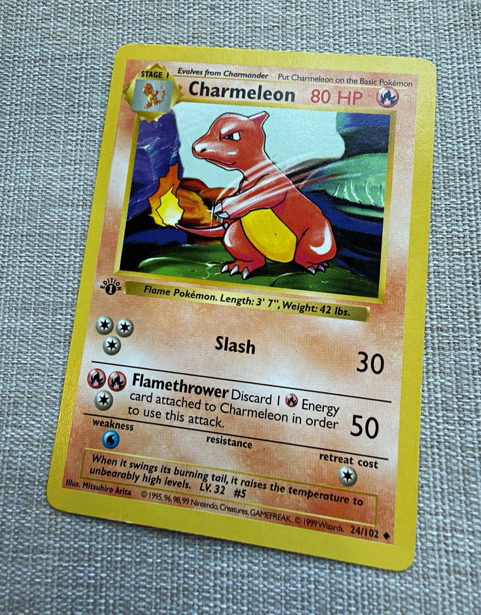 Charmeleon Pokémon TCG Base Set Individual Collectible Card Game Charmeleon Pokémon TCG Base Set Individual Collectible Card Game