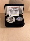 dale earnhardt laser line art 2001 us silver eagle dollar set  /201