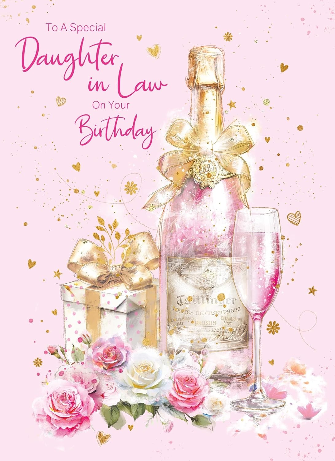 Birthday Card Daughter In Law Female Foil Finish 125mm x 174mm