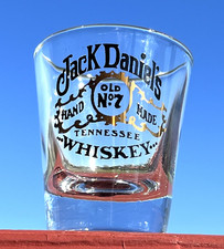 Jack Daniel's&nbsp;Black and Gold Old No. 7 Brand Tennessee Whiskey, Shot Glass 1 oz.