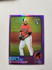 2022 Topps Heritage High Number Marcos Diplan #617 Purple Refractor RC OC NM