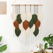 Macrame Wall Hanging Boho Woven Tapestry,Chic Home Decor Modern Bohemian