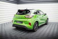 Maxton Design Diffusor Flaps Passend FüR Ford Puma ST Mk1 Schwarz Hochglanz