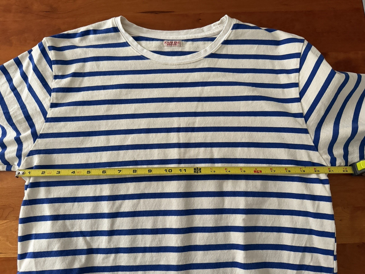 Kapital Men's Smiley Striped Long Sleeve size 5 (M/L) made in
