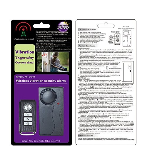 Mengshen Wireless Anti-Theft Vibration Alarm for - Picture 16 of 24