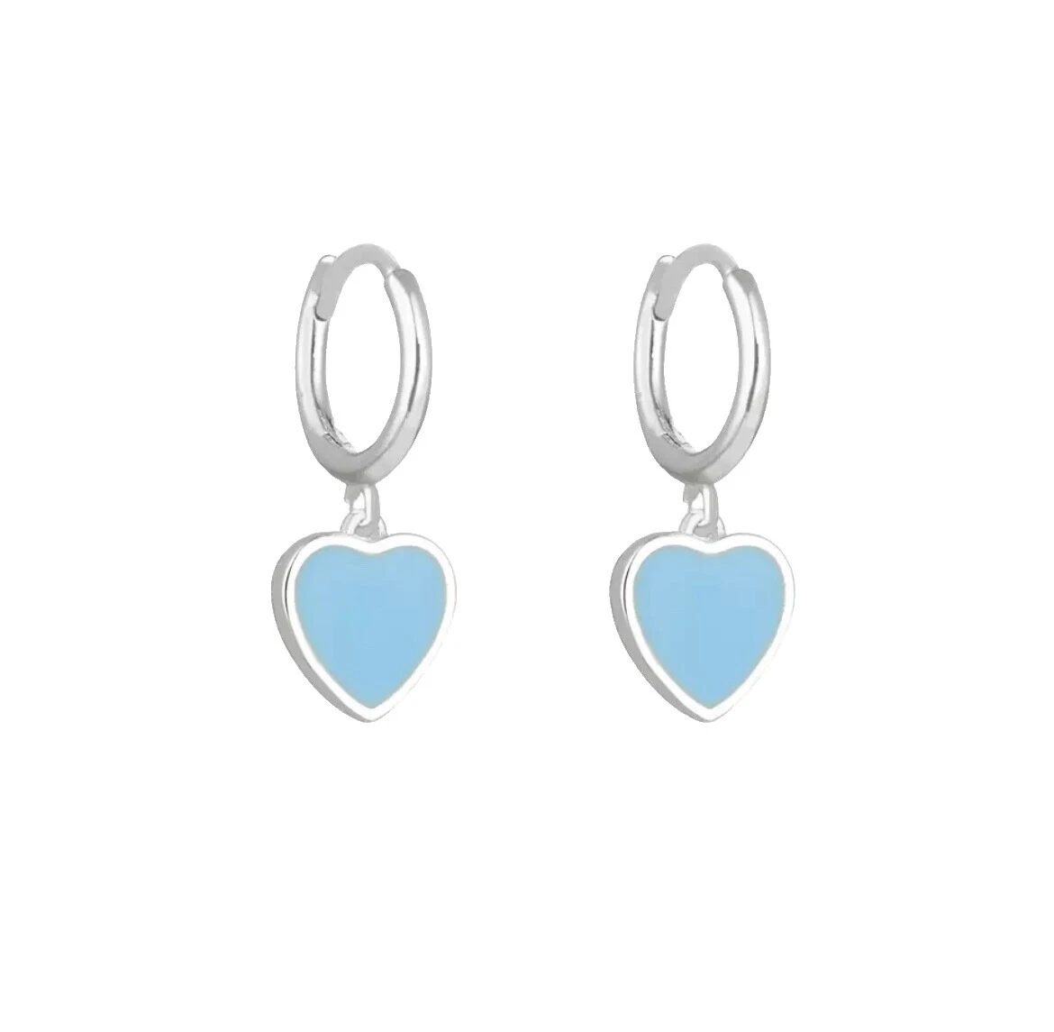 Pendientes de Moda Esmalte de Corazón