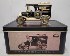 HARLEY-DAVIDSON "1913 FORD MODEL T VAN DIME BANK" LIMITED EDITION COLLECTIBLE