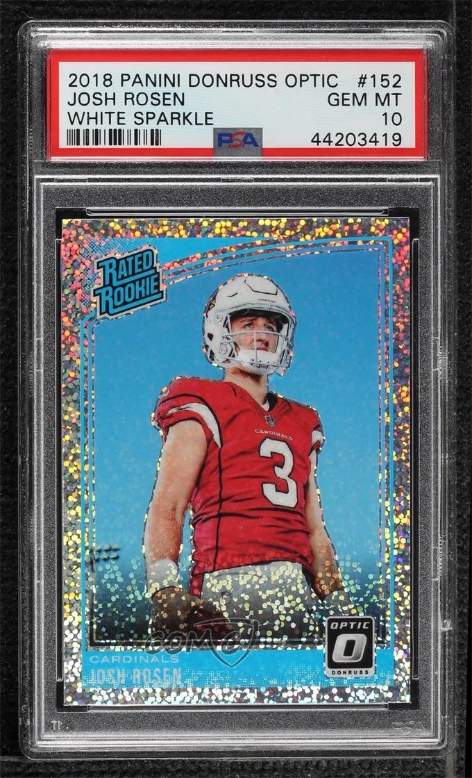 Josh Rosen Panini Donruss Optic #152 White Sparkle