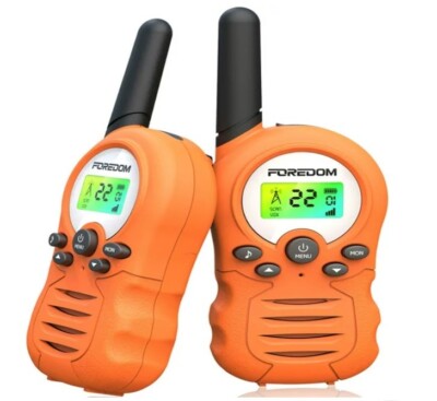 FOREDOM Walkie Talkies for Kids Rechargeable 2 Pack Long Range Pink　並行輸入