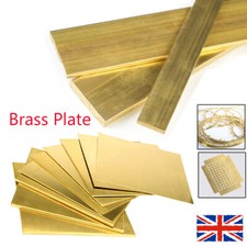 UK Brass Flat Bar Plate Sheet Strip 3/4/5/10mm Material Metal Model Knife Making