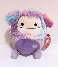 Squishmallows 2024 Valentine Squad 8" Eden the Purple Bigfoot Plush Doll