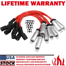 8pcs 8mm Spark Plug Wires Set For CHEVY GMC 1500 2500 4.8L 5.3L 6.0L 1999-2006