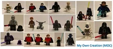 LEGO STAR WARS JEDI SITH MINIFIGURES MOC AUTHENTIC LEGO PARTS YOU PICK FROM LIST
