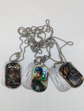 Marvel Avengers Age of Ultron Dog Tags 1 6 12 Black Widow Captain America Group