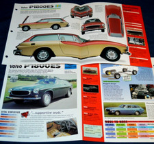 1972 Volvo P1800ES Specs Info Original Poster Brochure Vintage Print 72 P 1800ES