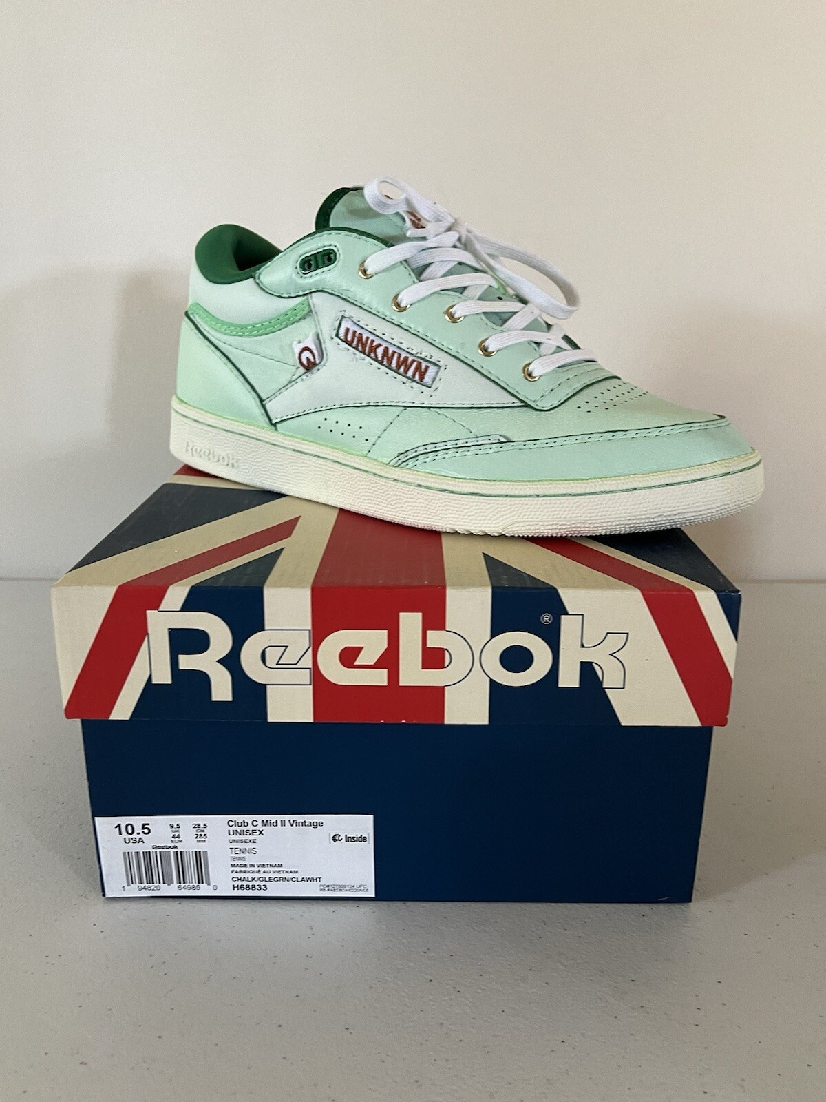 Reebok Club C II Workshop Edition Green Size 10.5 by Unknwn