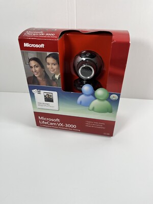 Microsoft LifeCam VX-3000 Web Cam - New And Sealed 
